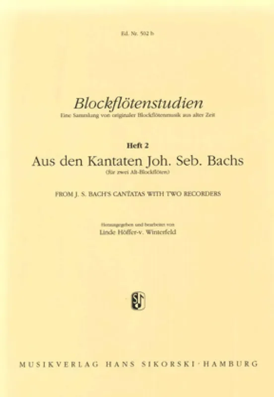 Blockflötenstudien Vol 2