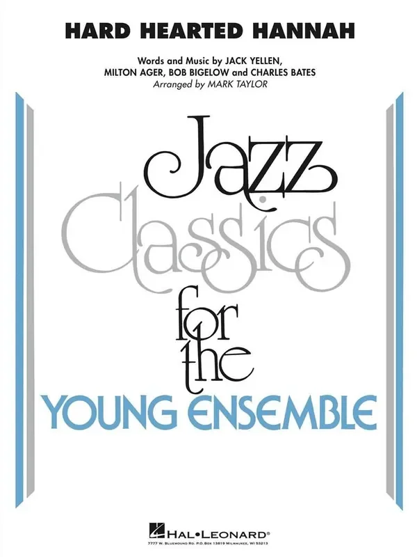 Bob Bigelow Hard Hearted Hannah (The Vamp of Savannah) (Arr. Mark Taylor) Jazz Ensemble