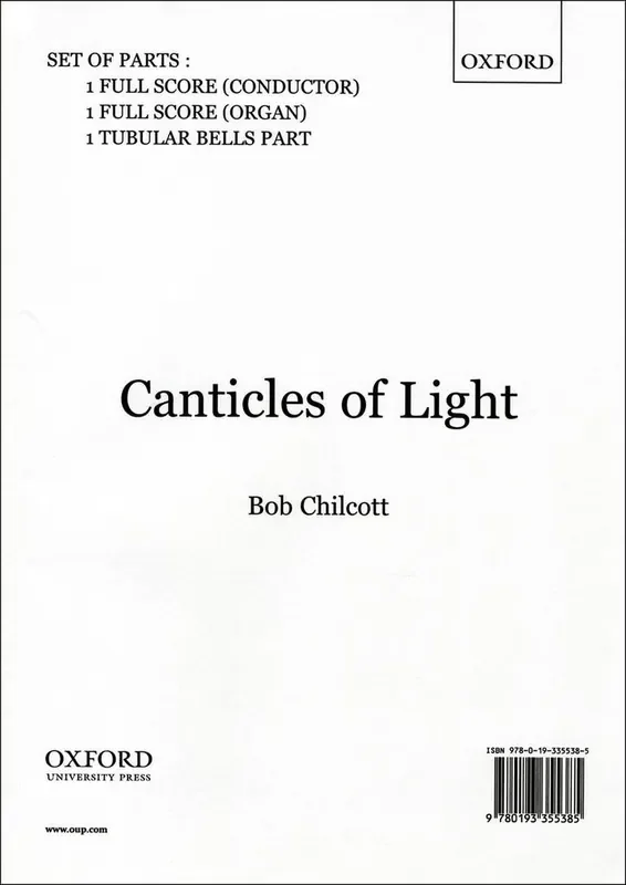 Bob Chilcott Canticles of Light Gemischter Chor mit Begleitung