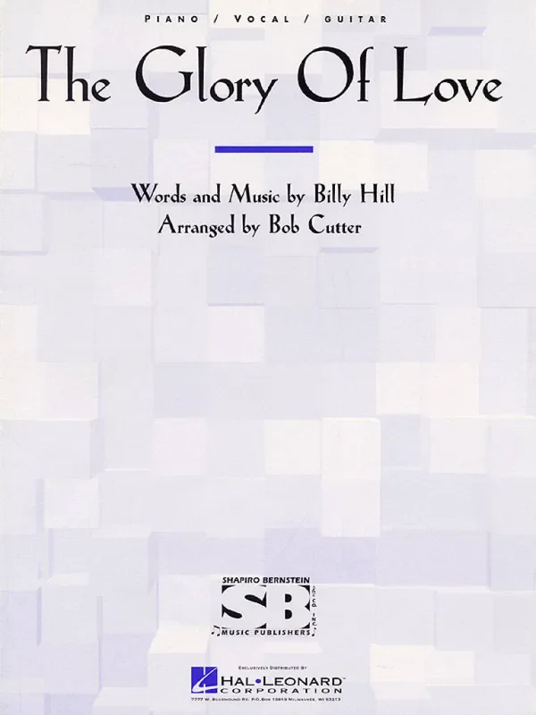 Bob Cutter Glory of Love Klavier, Gesang, Gitarre (Songbooks)