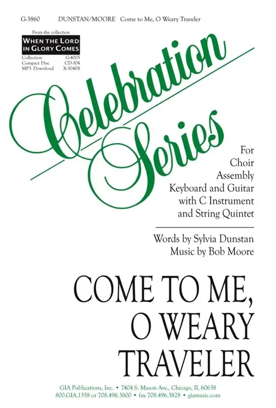 Bob Moore Come to Me, O Weary Traveler Gemischter Chor mit Begleitung