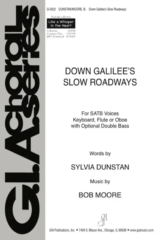 Bob Moore Down Galiliee‘s Slow Roadways – Instrumental Part Gemischter Chor mit Begleitung