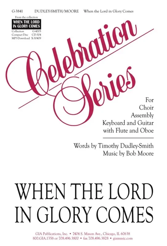 Bob Moore When the Lord in Glory Comes Gemischter Chor mit Klavier/Orgel