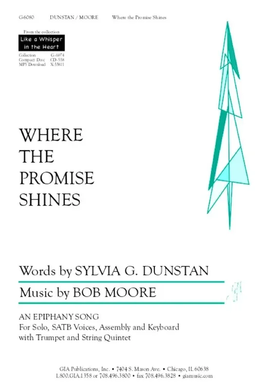 Bob Moore Where the Promise Shines Gemischter Chor mit Begleitung