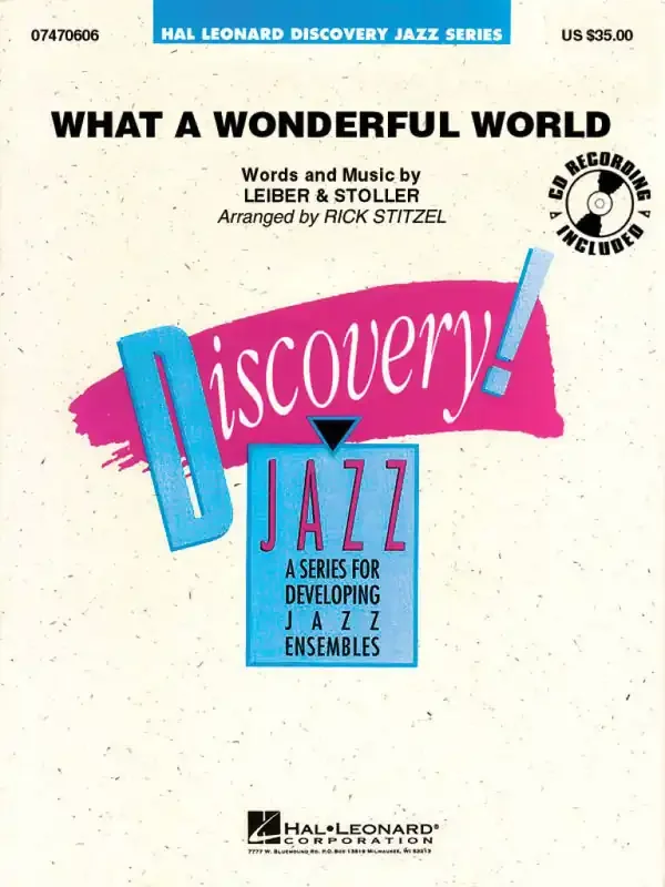 Bob Thiele What a Wonderful World (Arr. Rick Stitzel) Jazz Ensemble