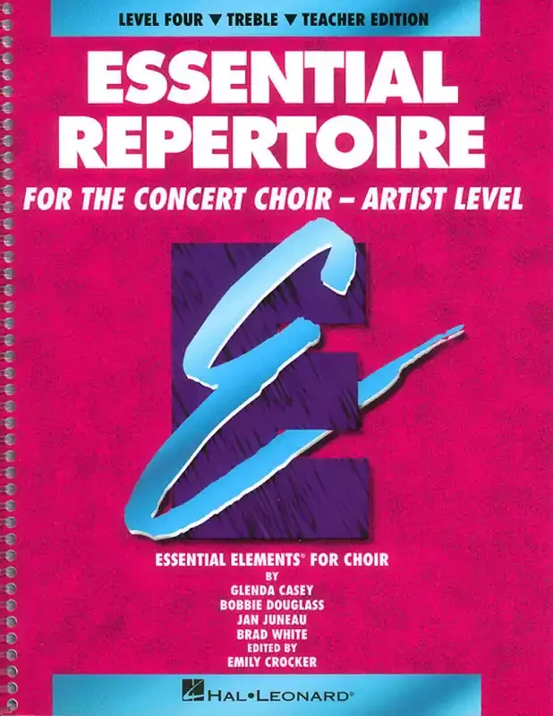 Bobbie Douglass Essential Repertoire for the Concert Choir Gemischter Chor mit Begleitung