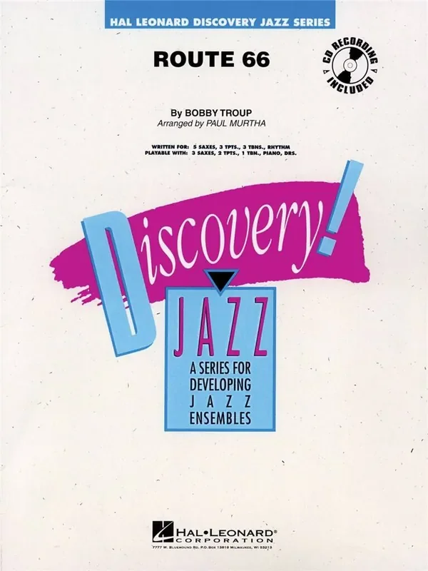 Bobby Troup Route 66 (Arr. Paul Murtha) Jazz Ensemble