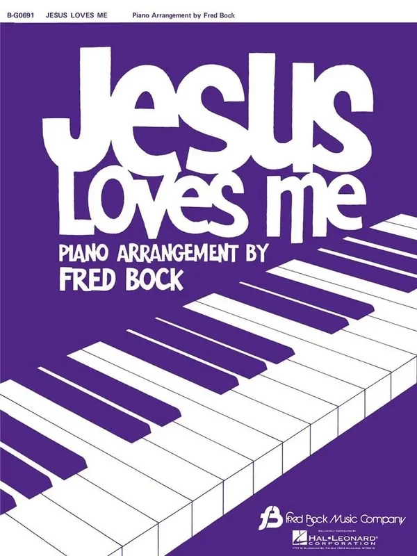 Bock Fred Jesus Loves Me Klavier Solo