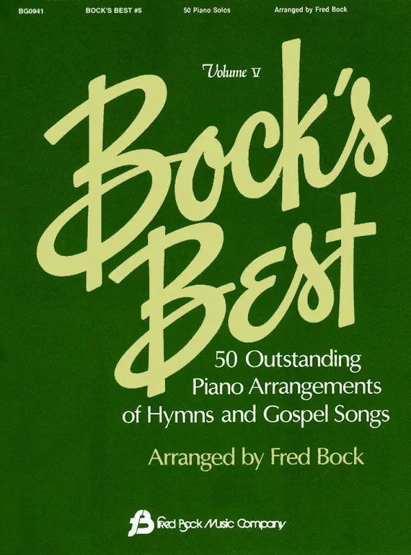 Bock´s Best Vol 5 Pno Solos Hymns And Gospel Songs Klavier Solo