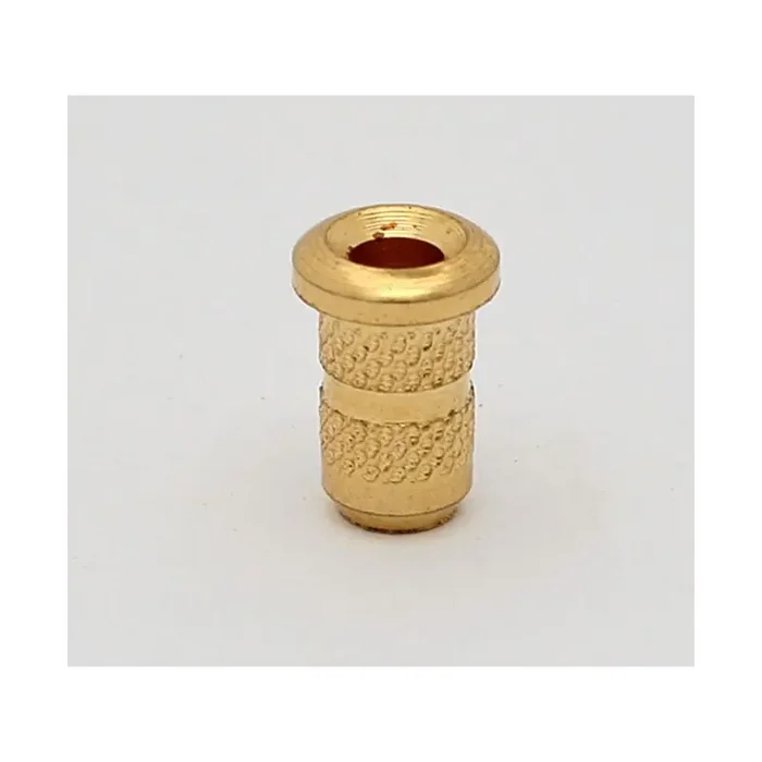 Body-Top string ferrules, gold, 6 st.