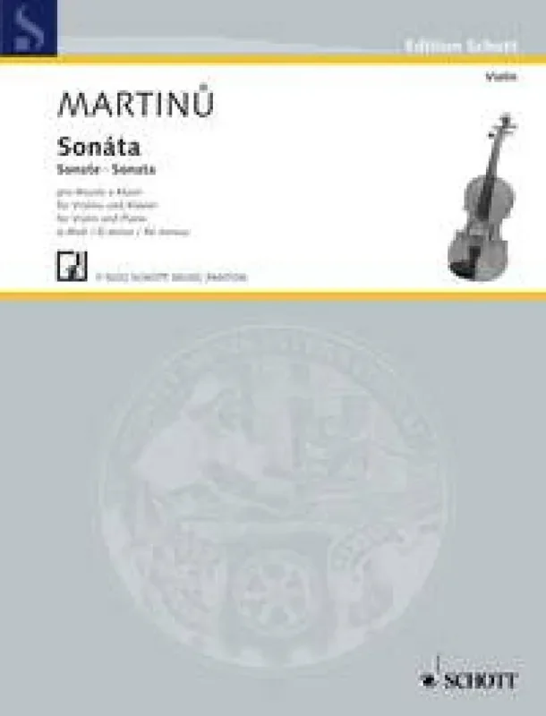Bohuslav Martinu Sonata in D Minor Violine mit Begleitung