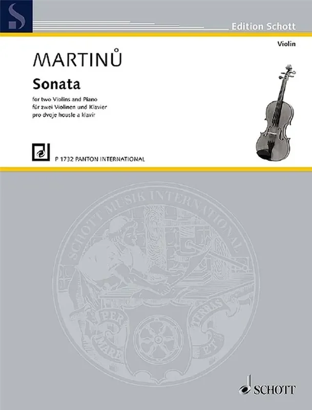 Bohuslav Martinu Sonata Violin Duett