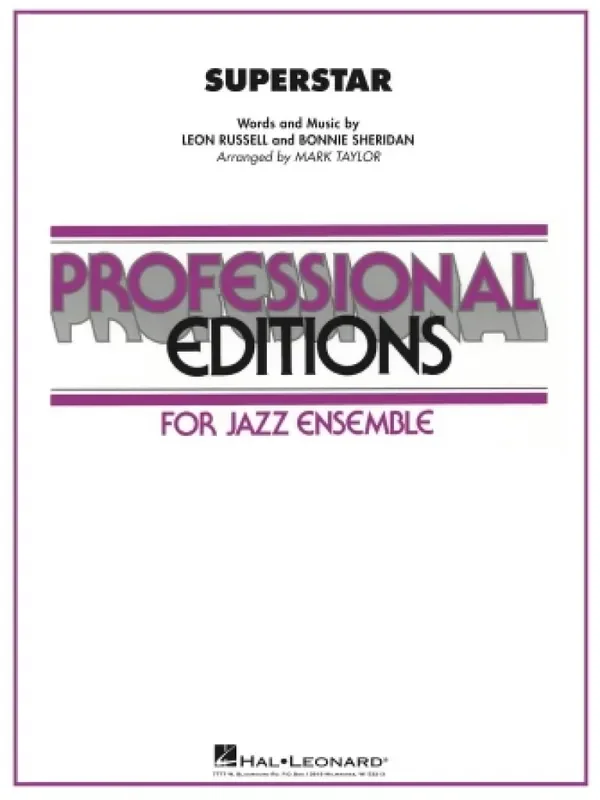 Bonnie Sheridan Superstar (Arr. Mark Taylor) Jazz Ensemble mit Solo