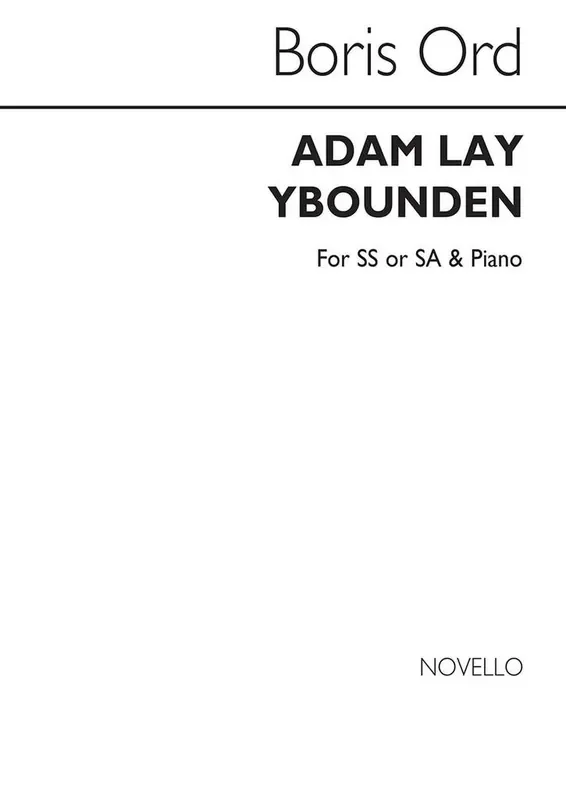 Boris Ord Adam Lay Ybounden (Arr. Barry Rose) (Arr. Barry Rose) Frauenchor mit Begleitung