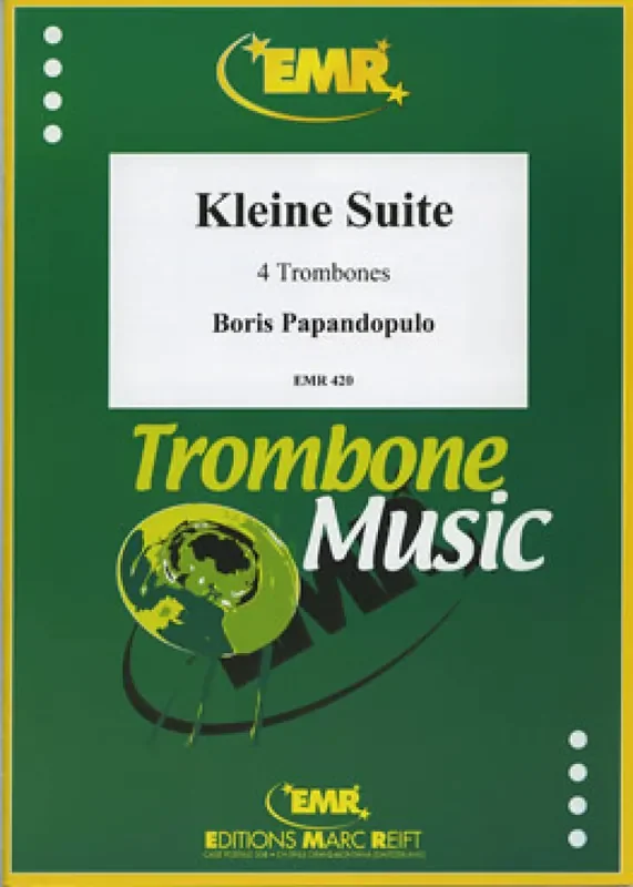 Boris Papandopulo Kleine Suite Posaune Ensemble