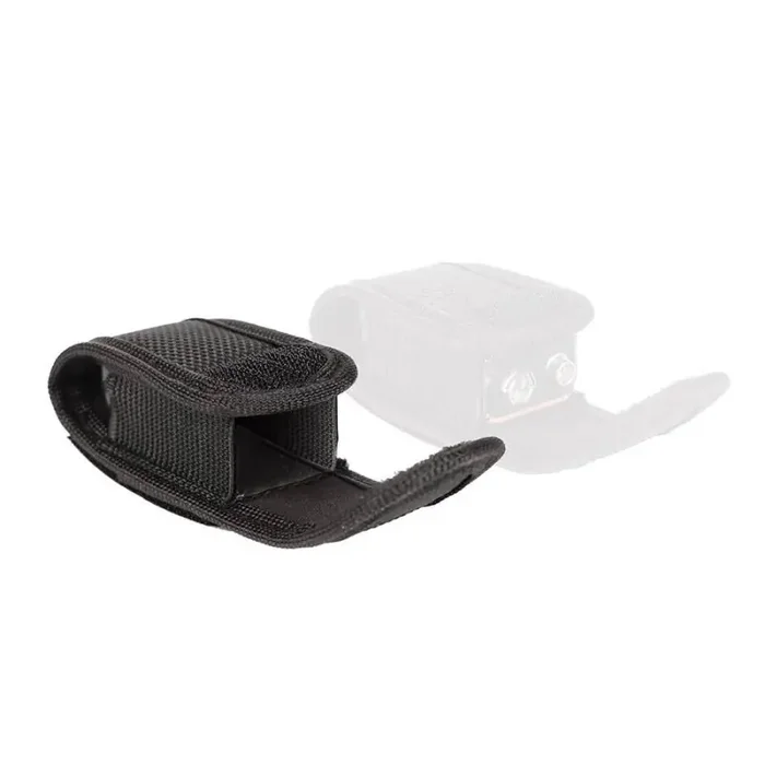 Boston battery holder bag with velcro flap and double sided mounting tape