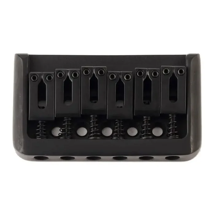 Boston bridge-tailpiece, PRS-model, pitch 10,5mm, strings through body, black