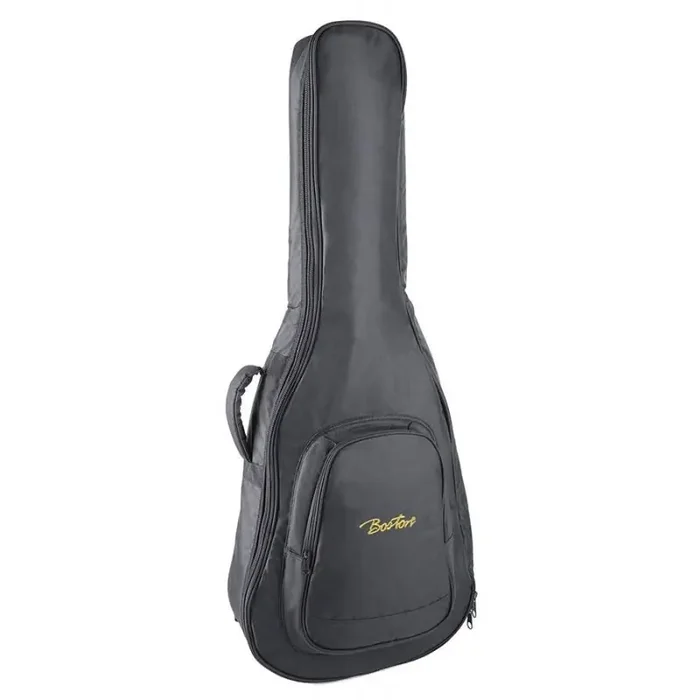 Boston gig bag for classic guitar, 6 mm. padding, nylon, 2 straps, large pocket, black