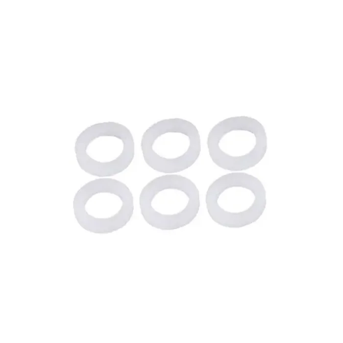 Boston machine head washer, nylon, 1.5mm thickness, outer diam 6.3mm, inner diam 3.9mm, 6pcs