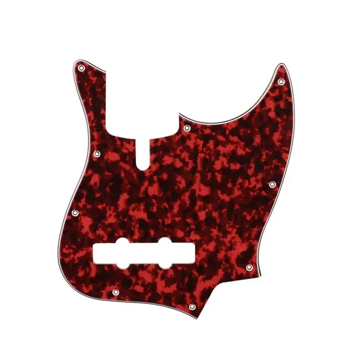 Boston pickguard, Sire Marcus Miller V-series, 3 ply, tiger red