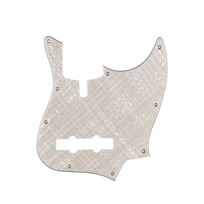 Boston pickguard, Sire Marcus Miller V-series 5-string, 4 ply, pearl white webbing