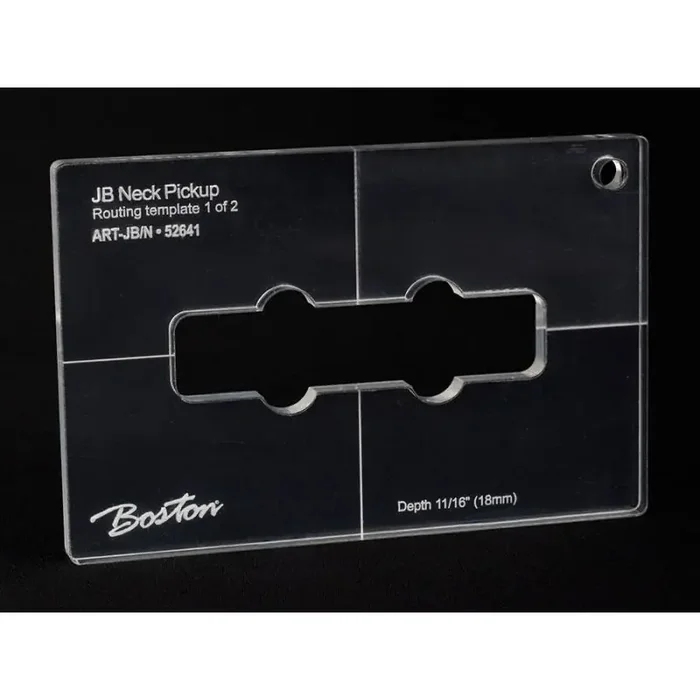 Boston pickup routing template JB neck