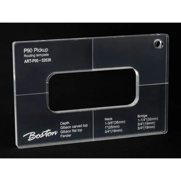 Boston pickup routing template P90