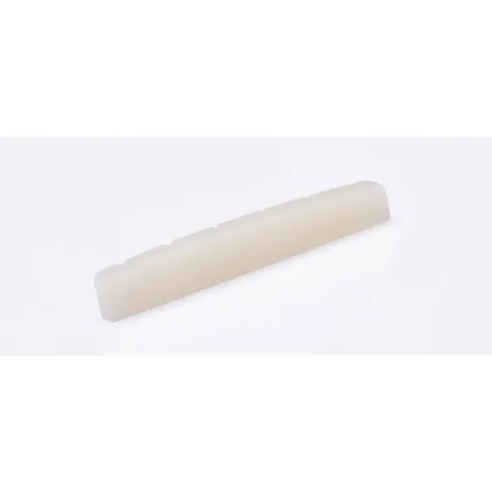 Boston top nut for electric guitar, unbleached bone, 42,5c6,5×3,1mm, pre-filed, spacing 34,6mm