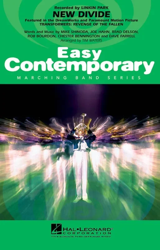 Brad Delson New Divide (Arr. Tim Waters) Marching Band