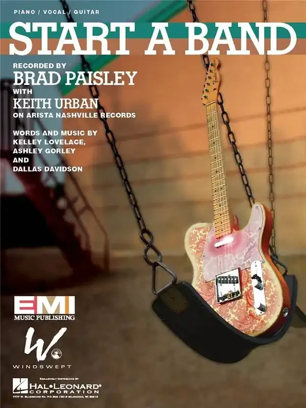 Brad Paisley Start a Band Klavier, Gesang, Gitarre (Songbooks)