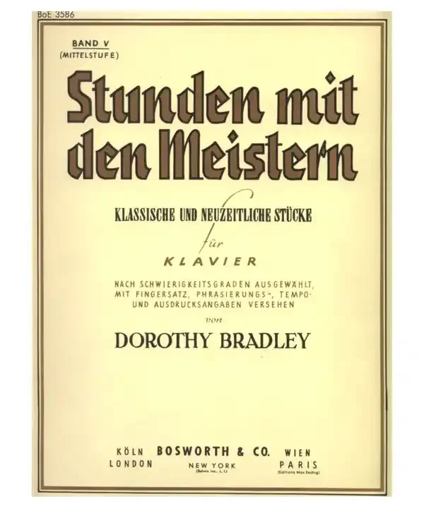 Bradley, D. Hours With The Masters 5