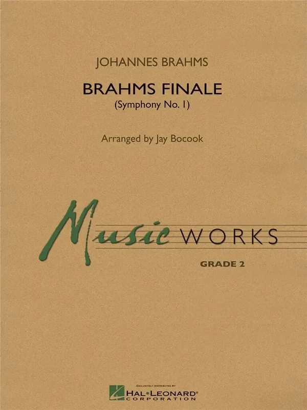Brahms Finale ( From Symphony No. 1 ) (Arr. Jay Bocook) Blasorchester