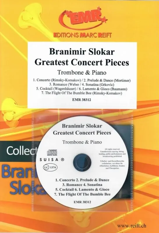 Branimir Slokar Greatest Concert Pieces Posaune mit Begleitung