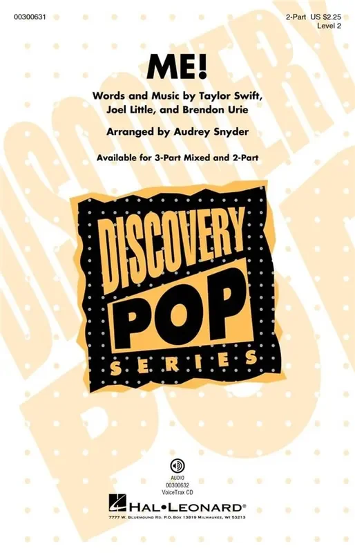 Brendon Urie ME! (Arr. Audrey Snyder) Frauenchor mit Begleitung