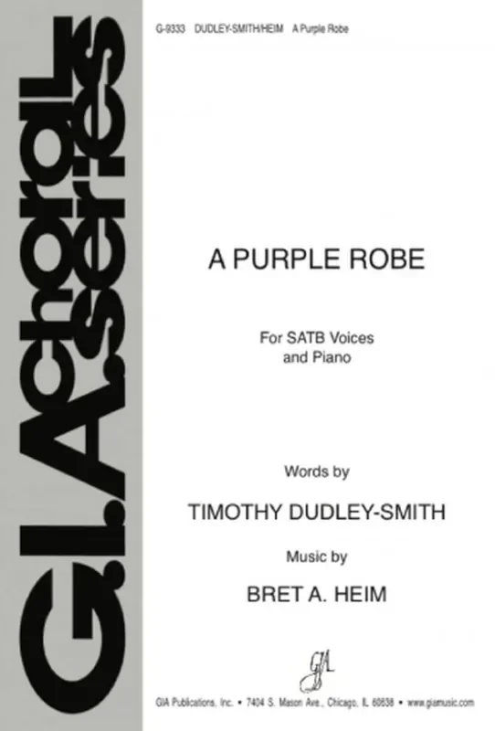 Bret Heim A Purple Robe Gemischter Chor mit Klavier/Orgel