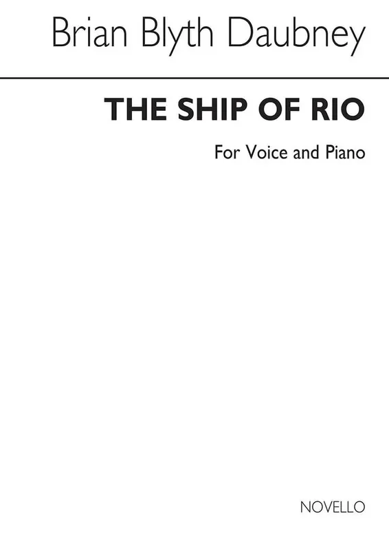 Brian Daubney Ship Of Rio (Full Piano Accompaniment) Gesang mit Klavier