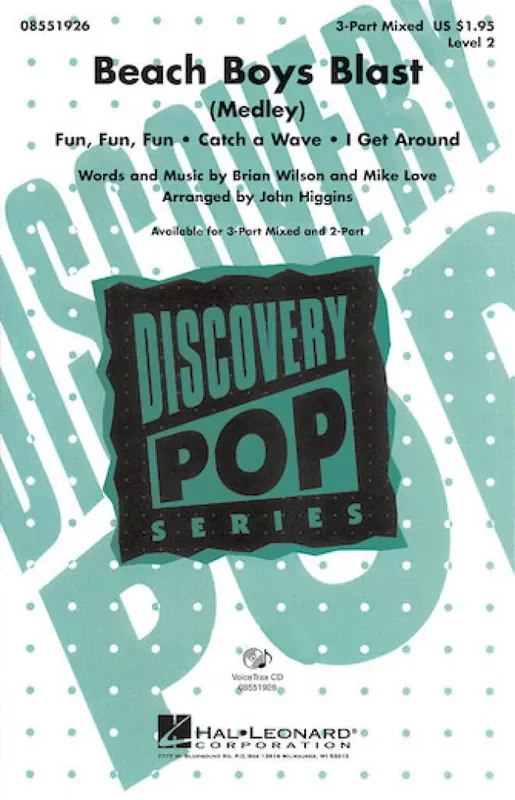 Brian Wilson Beach Boys Blast (Arr. John Higgins) Gemischter Chor mit Begleitung