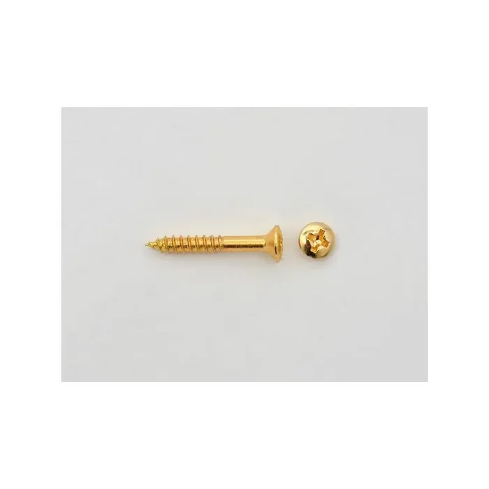 Bridge Screw 3,5×25, NEW! 24 Karat Gold