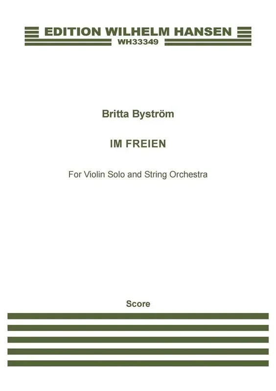 Britta Byström Im Freien Streichorchester mit Solo