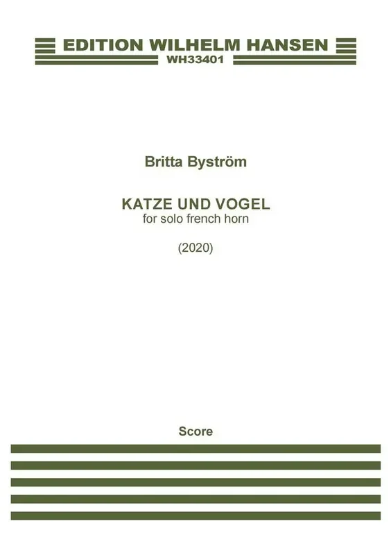 Britta Byström Katze Und Vogel Horn Solo