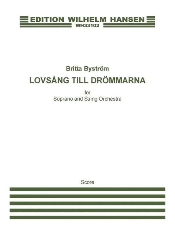 Britta Byström Lovsång Till Drömmerna Streichorchester mit Solo