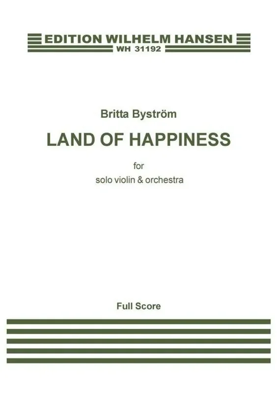 Britta Byström Lyckans Land – Land Of Happiness Orchester mit Solo