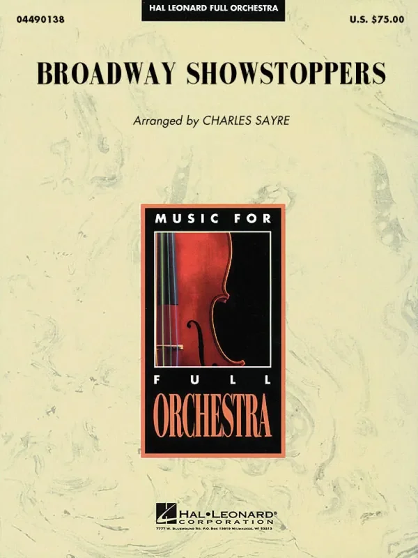 Broadway Showstoppers Full Score Orchester