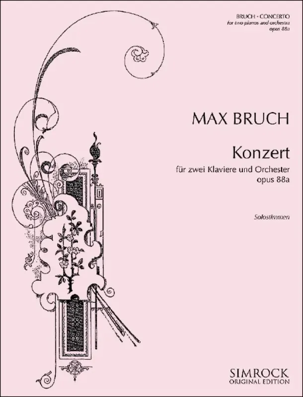 Bruch, Max Konzert für zwei Klaviere und Orchester op. 88a Orchester