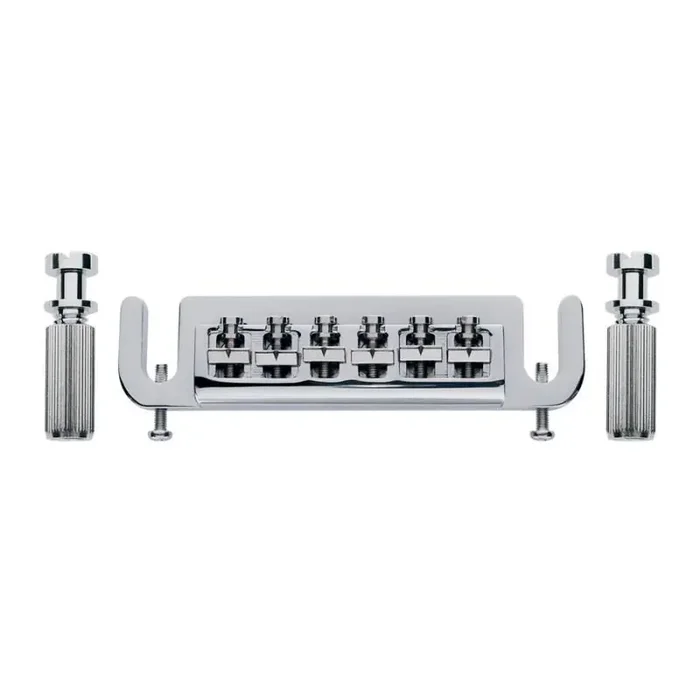 Brug-staartstuk, G-model, chroom, with studs