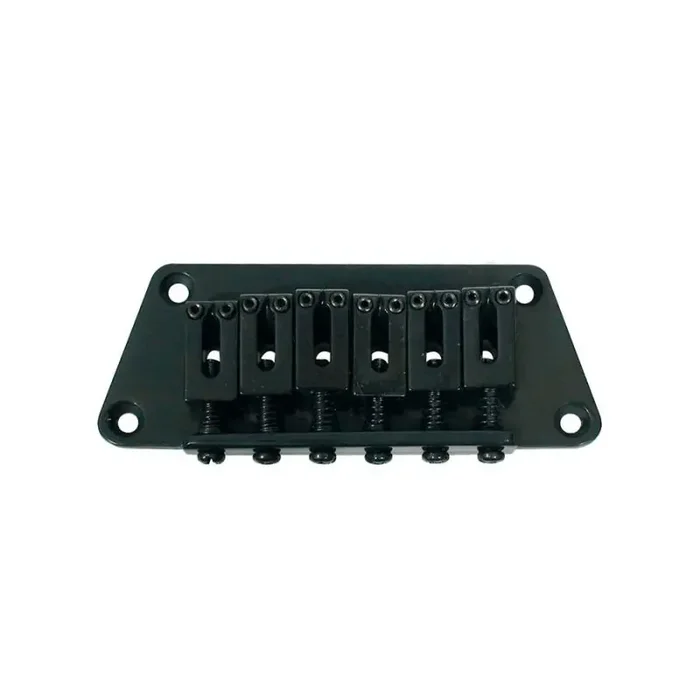 Brug-staartstuk,Strat, zwart, pitch 10,5mm