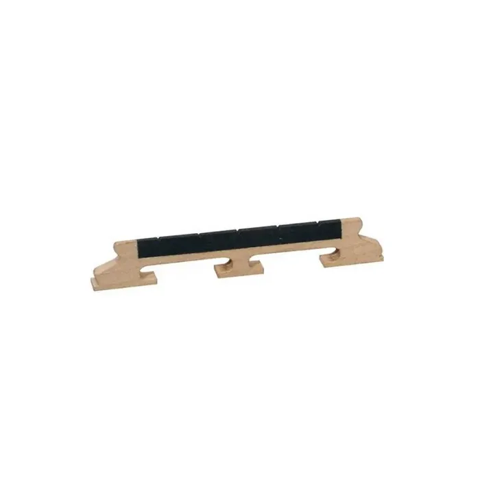 Brug voor banjo, esdoorn, ebben kam, hoogte 1, 2″, voor 5 snarige banjo
