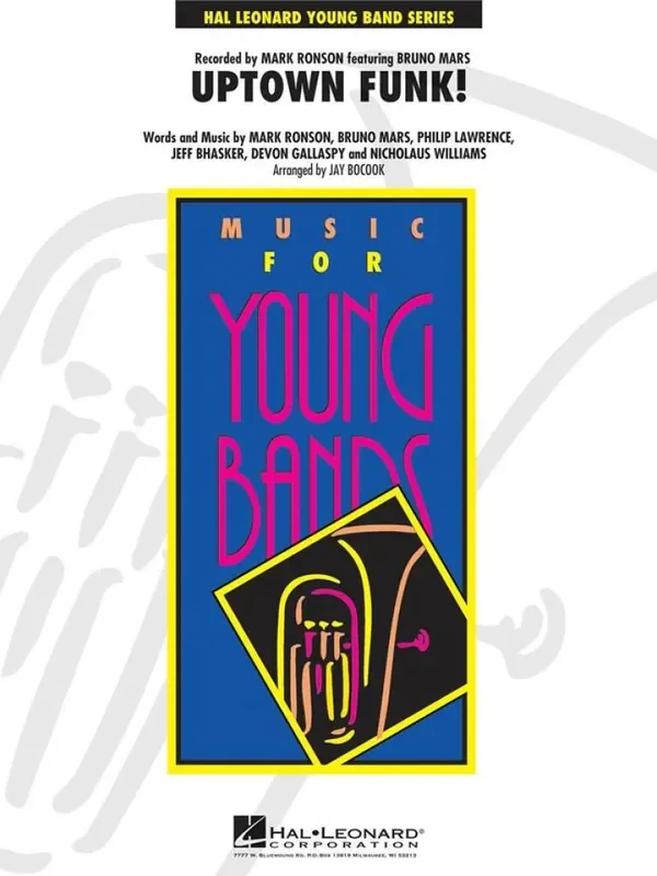 Bruno Mars Uptown Funk! (Arr. Jay Bocook) Blasorchester