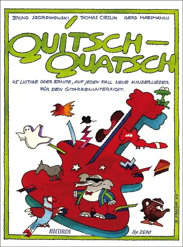 Bruno Szordikowski Quitsch-Quatsch – Nur Buch Gitarre Solo
