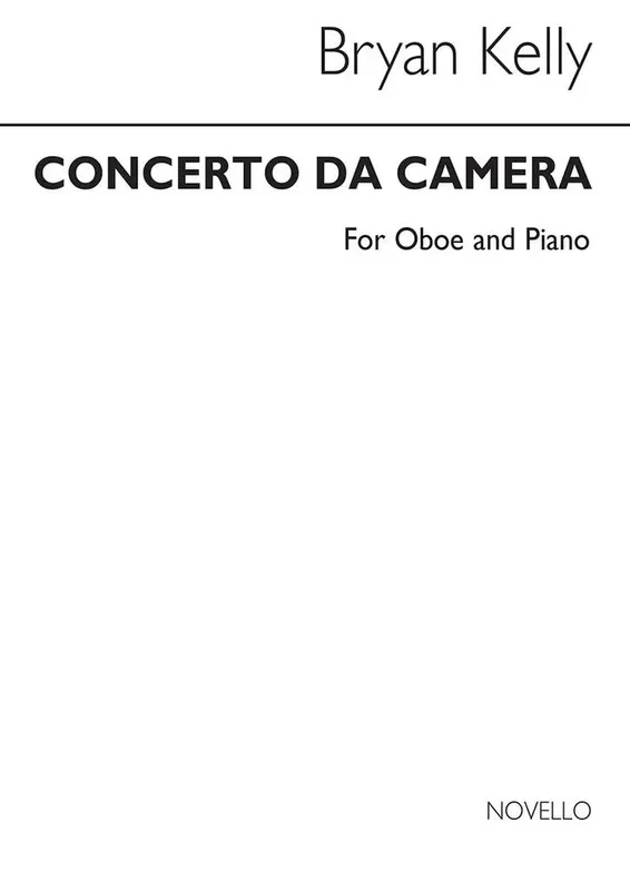 Bryan Kelly Concerto Da Camera Oboe mit Begleitung